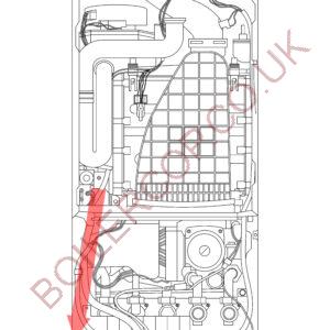 87186866190 - WORCESTER - Greenstar CDI Compact - Greenstar 32 CDI Compact - Hinge Assembly LH
